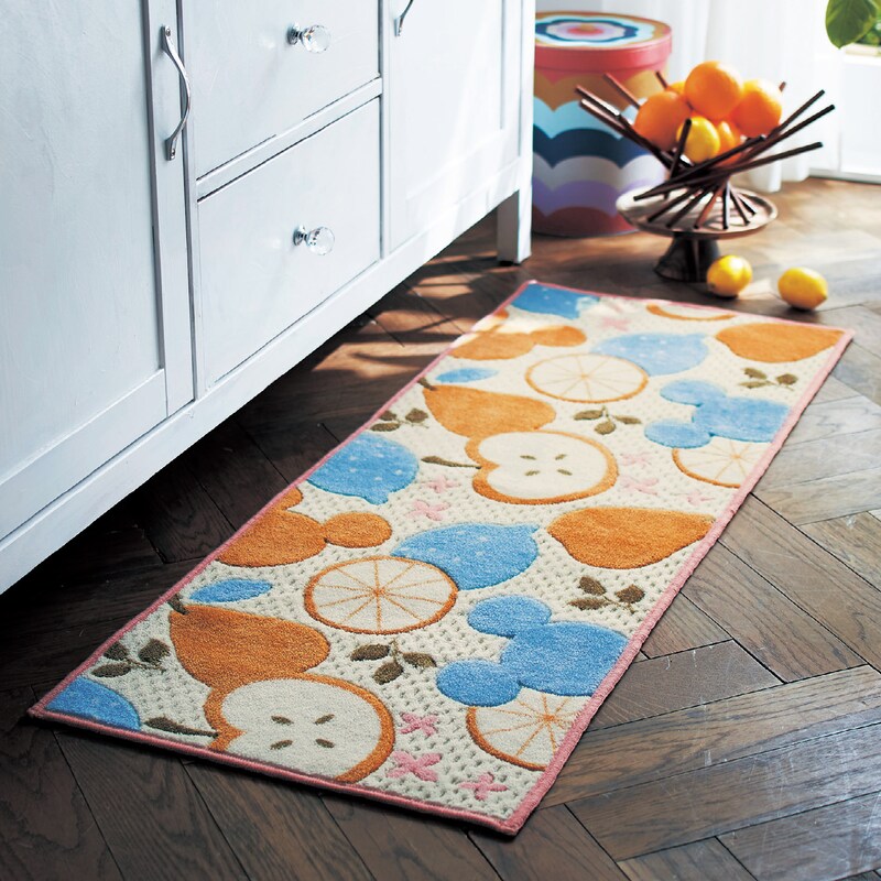 おうちディズニー 北欧調デザインのキッチンマット ミッキーモチーフ ディズニー Disney 通販のベルメゾンネット