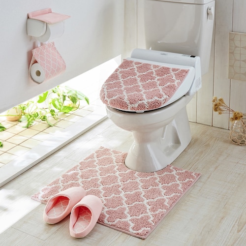 モロッカン柄のトイレマット・フタカバー（単品）