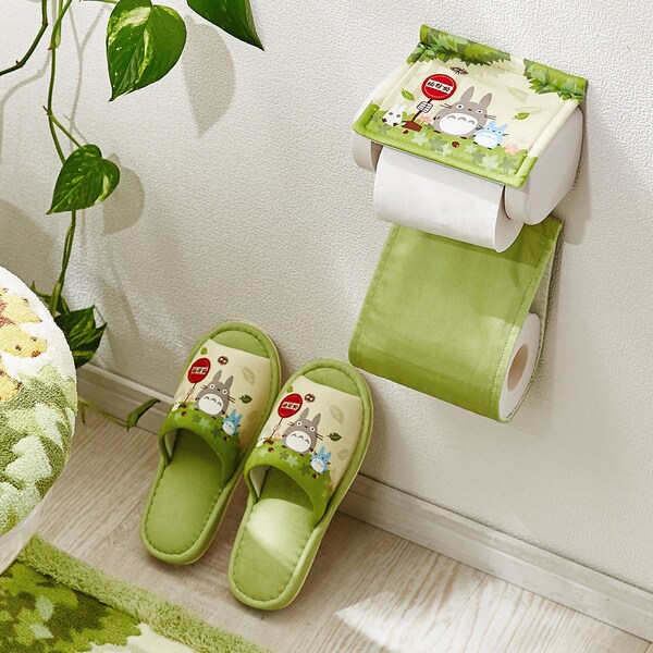 【ベルメゾン】スタジオジブリのトイレットペーパーホルダーカバー・スリッパ(単品)