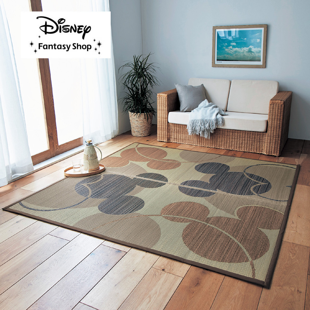 おうちディズニー ふっくらボリュームの撥水い草ラグ ミッキーモチーフ ディズニー Disney 通販のベルメゾンネット おうちディズニー ふっくらボリュームの撥水い草ラグ ミッキーモチーフ ディズニー Disney 通販のベルメゾンネット