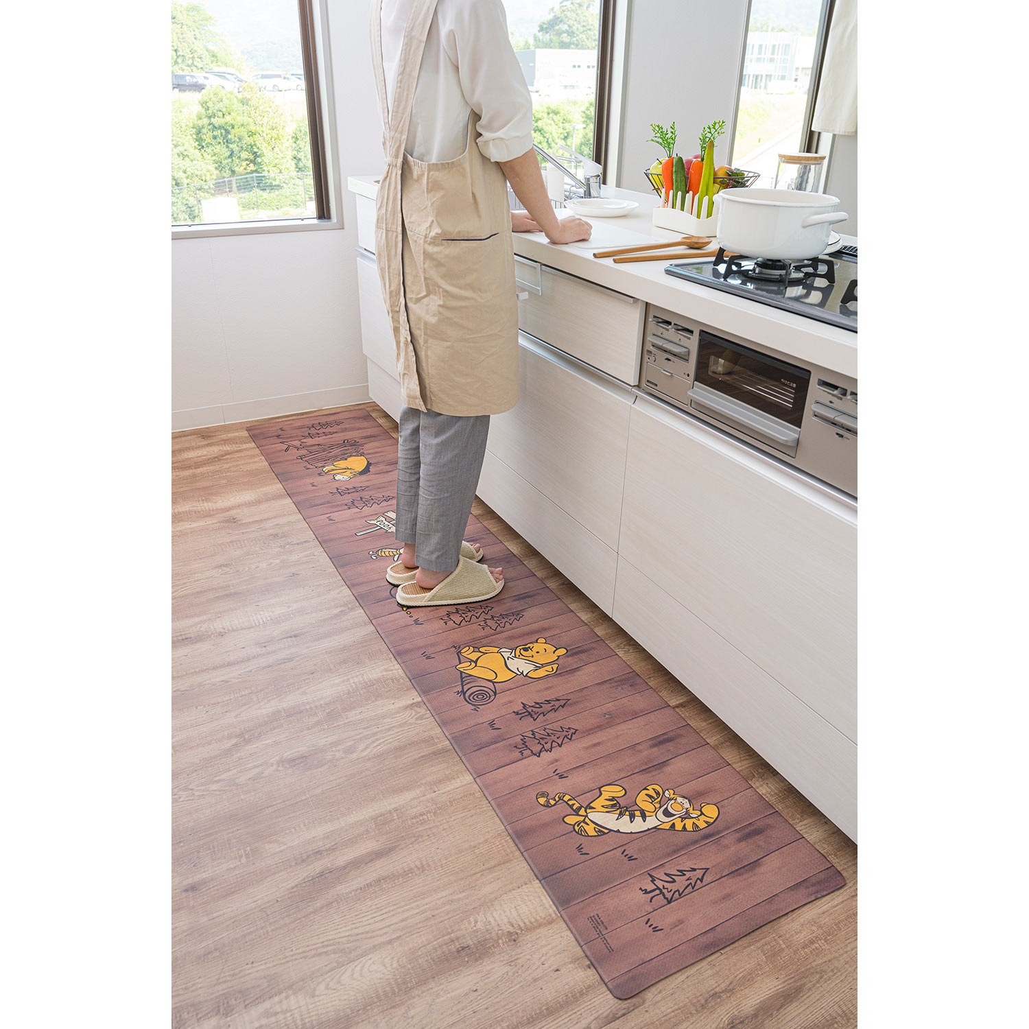 【ディズニー/Disney】拭ける素材のふかふかキッチンマット(選べるキャラクター) 【ディズニー/Disney】拭ける素材のふかふかキッチンマット(選べるキャラクター)