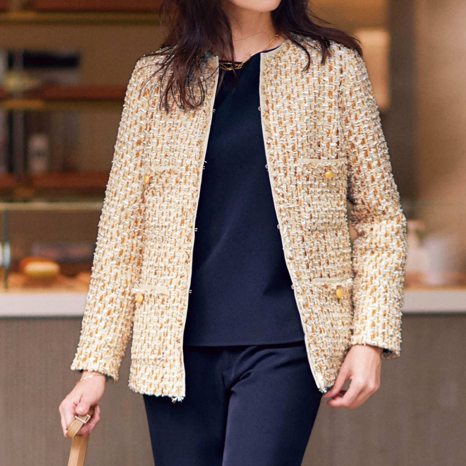 ツイード ジャケット レディースの通販 通販のベルメゾンネット ツイード ジャケット レディースの通販 通販のベルメゾンネット