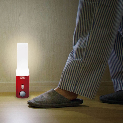 【防災 普段使い】人感センサー付きどこでも４ＷＡＹ懐中電灯