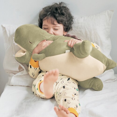 もっちもちの恐竜抱き枕