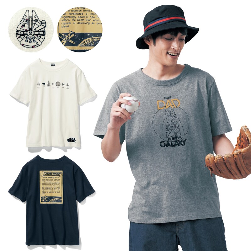 おうちディズニー プリントｔシャツ 選べるキャラクター スター ウォーズ Star Wars 通販のベルメゾンネット