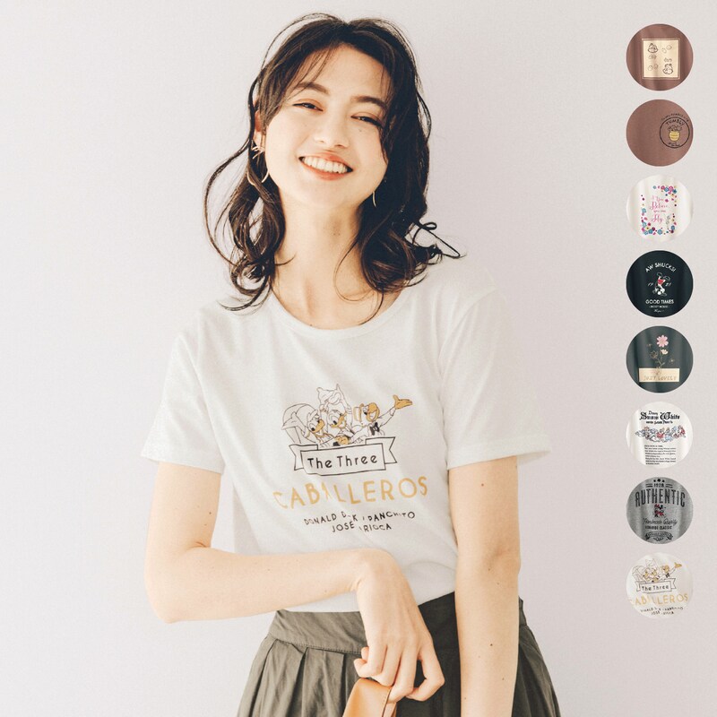 やわらか素材のプリントｔシャツ 選べるキャラクター ディズニー Disney 通販のベルメゾンネット