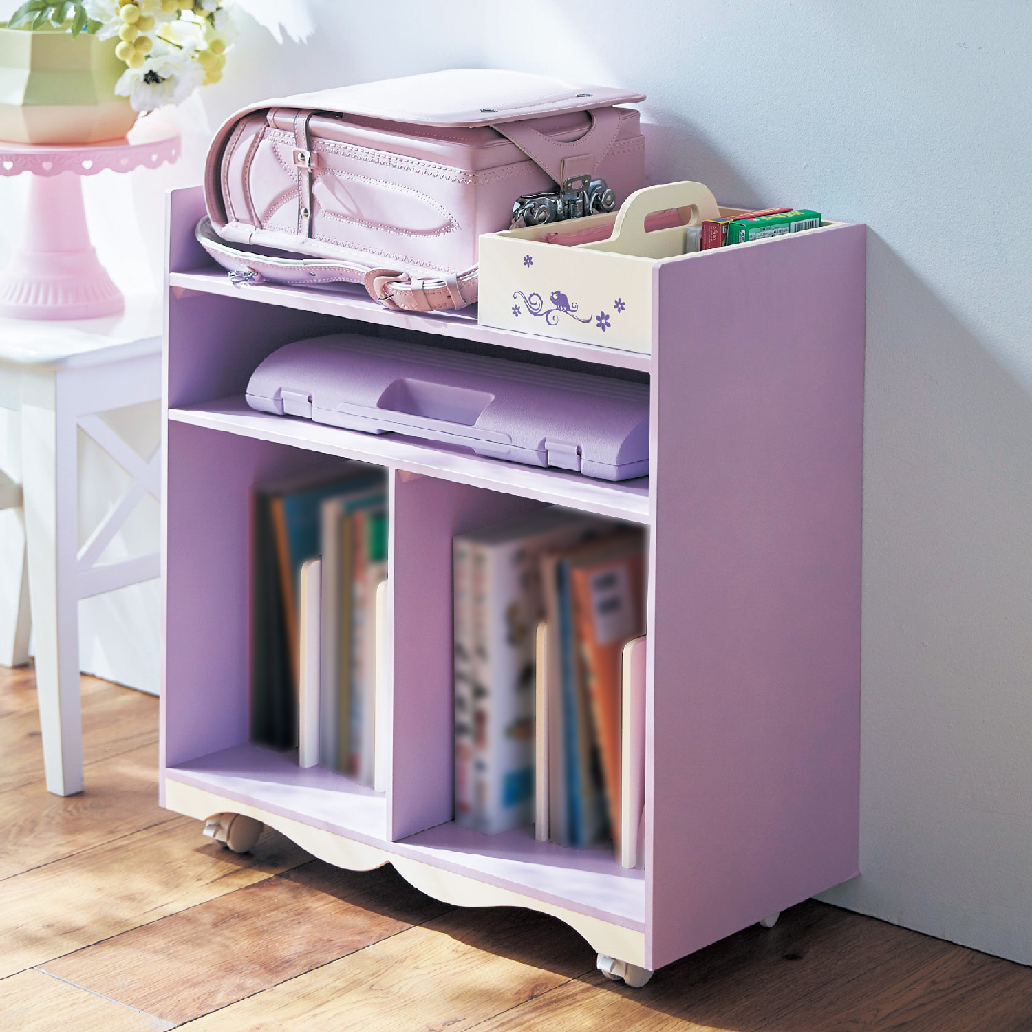 【ディズニー/Disney】ダイニング学習にぴったり!サッと隠せるランドセル収納ワゴン(選べるキャラクター) 【ディズニー/Disney】ダイニング学習にぴったり!サッと隠せるランドセル収納ワゴン(選べるキャラクター)