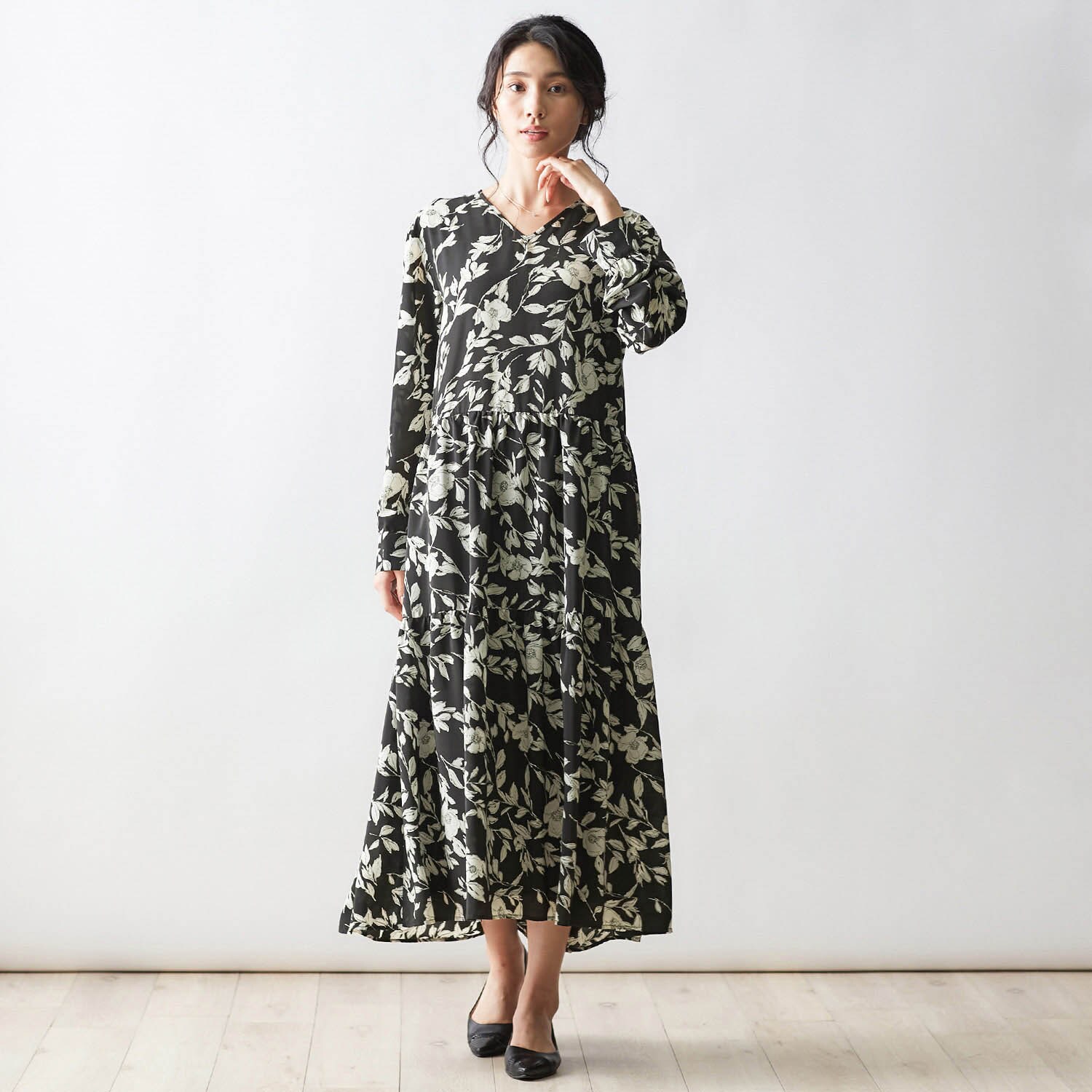 信頼 ベルメゾン ブラウジングプリントワンピース ll ブラック系 ロング マキシ丈ワンピース Drmchughpsych Com 信頼 ベルメゾン ブラウジングプリントワンピース ll ブラック系 ロング マキシ丈ワンピース Drmchughpsych Com