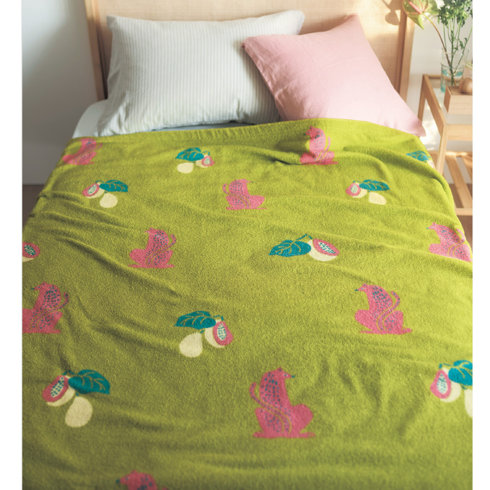 【ベルメゾン】北欧調デザインの綿素材が気持ちいいタオルケット 【ベルメゾン】北欧調デザインの綿素材が気持ちいいタオルケット