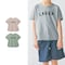 ＜LAUGH＞裾ラウンド半袖ロゴＴシャツ 【子供服】