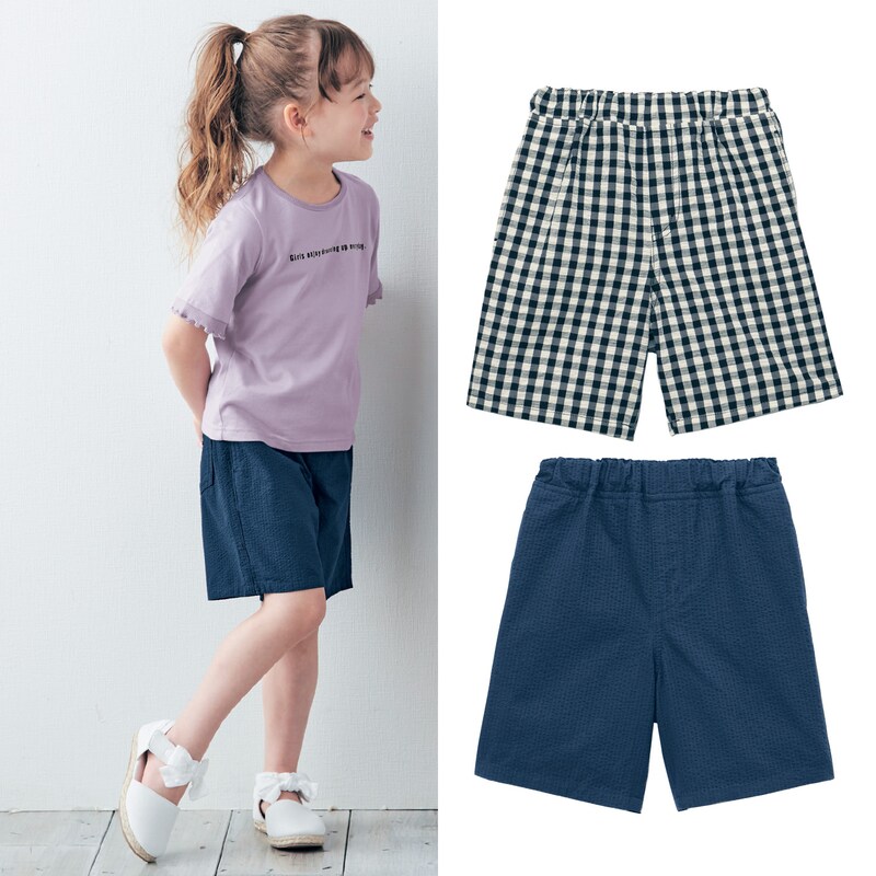 サッカー素材ハーフパンツ 男の子 女の子 子供ズボン ジータ Gita 通販のベルメゾンネット