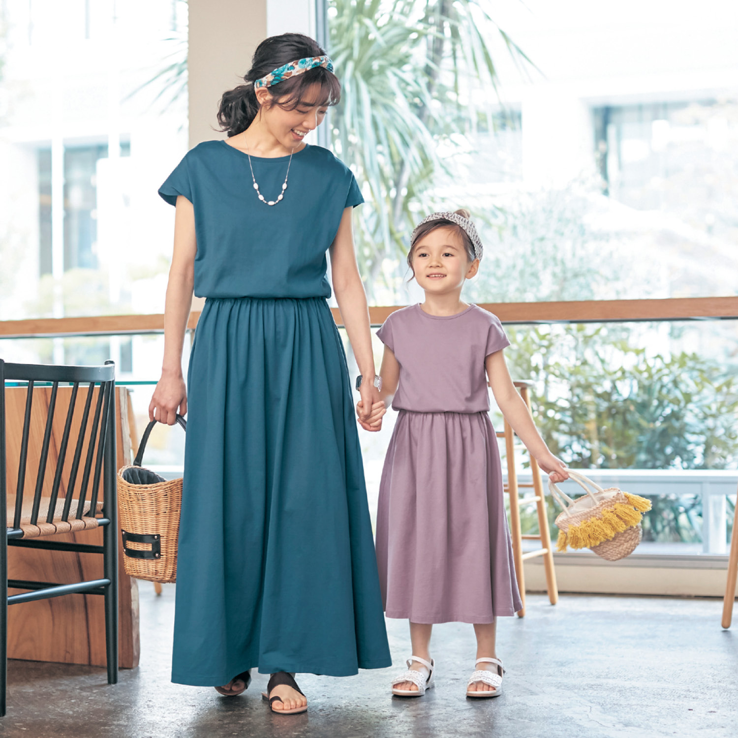 親子でリンクフレンチスリーブロングワンピース 子供服 夏 ジータ Gita 通販のベルメゾンネット 親子でリンクフレンチスリーブロングワンピース 子供服 夏 ジータ Gita 通販のベルメゾンネット