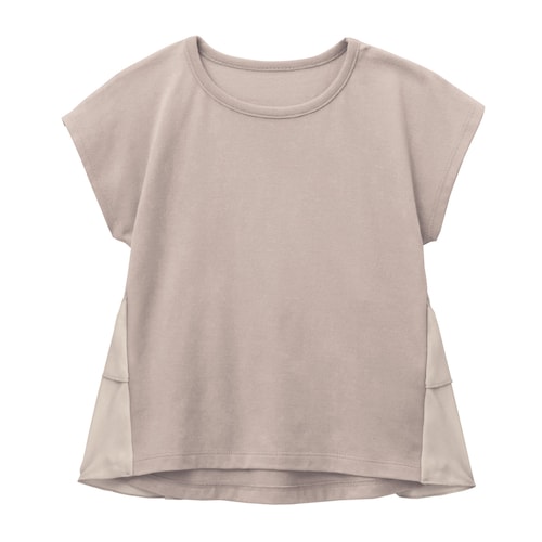 親子でリンクバックフリルＴシャツ 【子供服 無地】