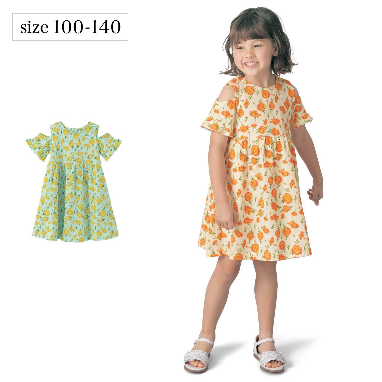 肩開き花柄プリントワンピース 夏 子供服 通販のベルメゾンネット 肩開き花柄プリントワンピース 夏 子供服 通販のベルメゾンネット