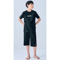 ブラック×ブラック／モデル身長152cm・サイズ160
