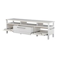 スライド棚付き。/ホワイト・幅150cm