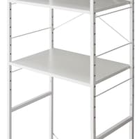 棚板は5cmピッチで可動できます。/ホワイト