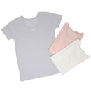 ピンク＆オフホワイト＆グレー