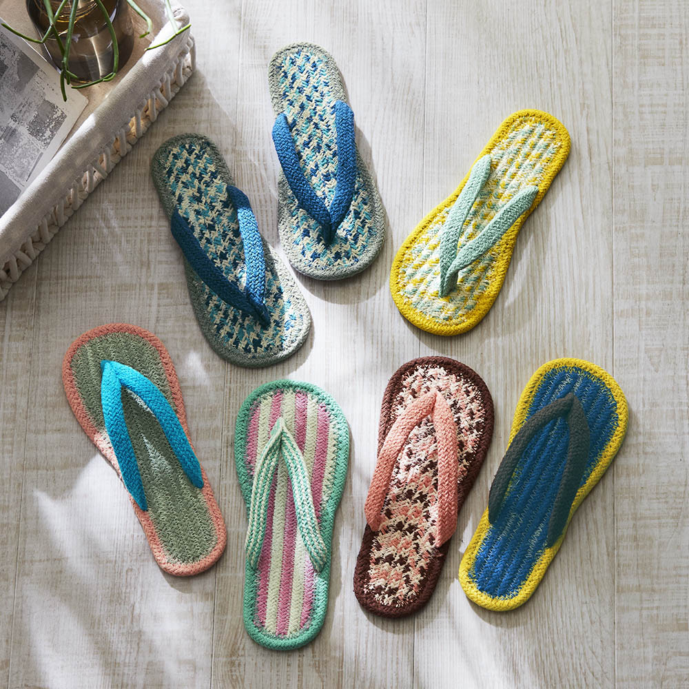 インド綿のコットンサンダル 【夏スリッパ】 <S~LL> インド綿のコットンサンダル 【夏スリッパ】 <S~LL>