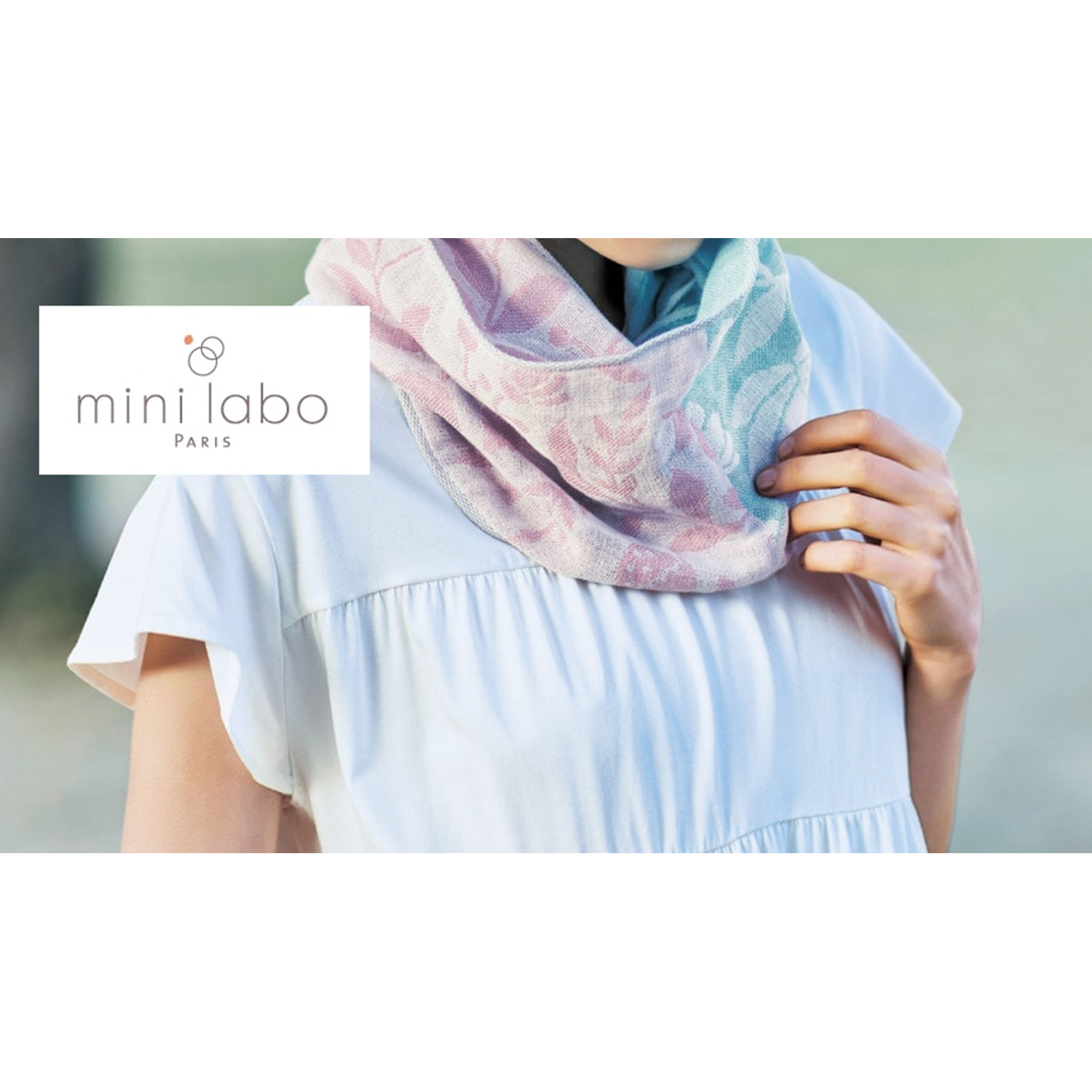 【ミニラボ/mini labo】今治産の3重ガーゼスヌード/タマラ 「ミニラボ」 【ミニラボ/mini labo】今治産の3重ガーゼスヌード/タマラ 「ミニラボ」