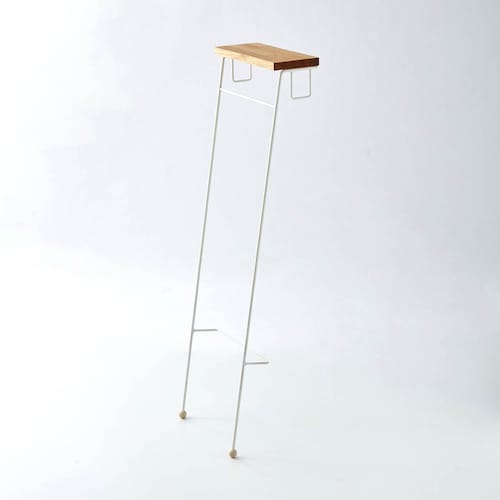 テーブル付き傘掛けスタンド [日本製] 【除菌スプレーや小物を置ける】