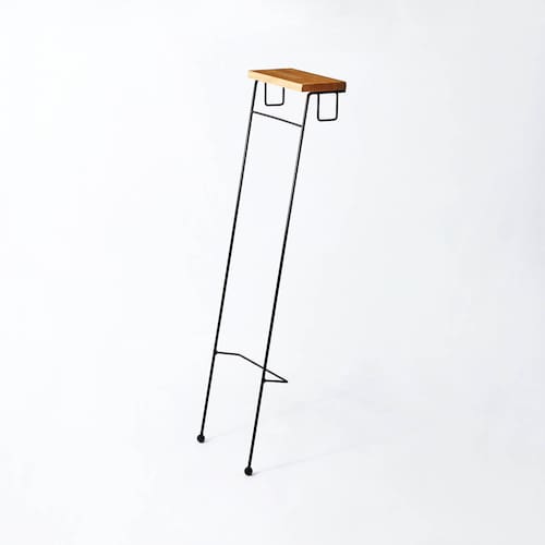 テーブル付き傘掛けスタンド [日本製] 【除菌スプレーや小物を置ける】