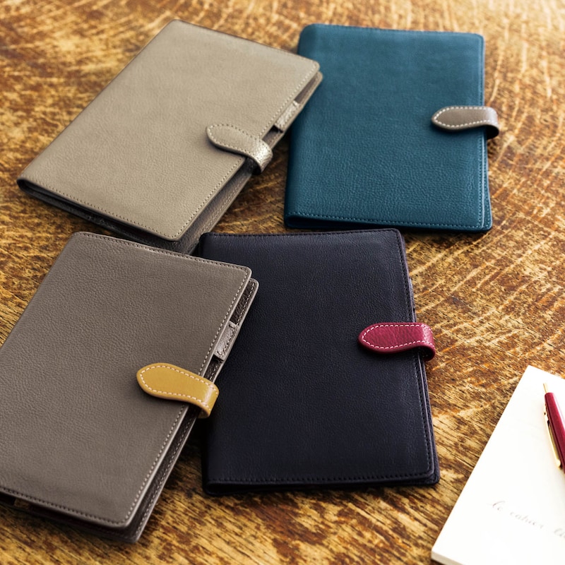 ❤︎本革handmade❤︎ 掛け合っ B6サイズ手帳カバー