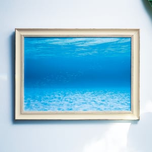 【ベルメゾン】海のアートフレーム <幅40/幅60cm>