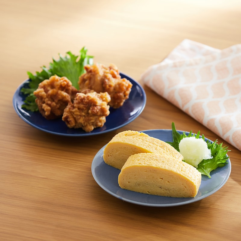 濃い色の２枚は和食にも合います