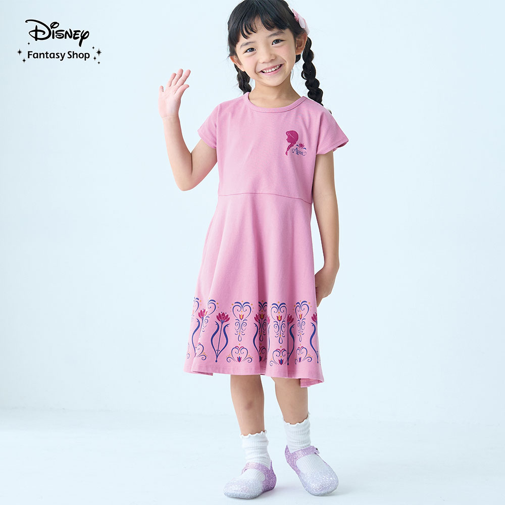 【ディズニー/Disney】【新柄登場】 裾フレアワンピース(選べるキャラクター)