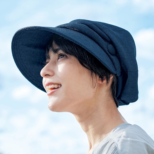 風で飛びにくいキャスケット 【夏の超最強】【UV対策】