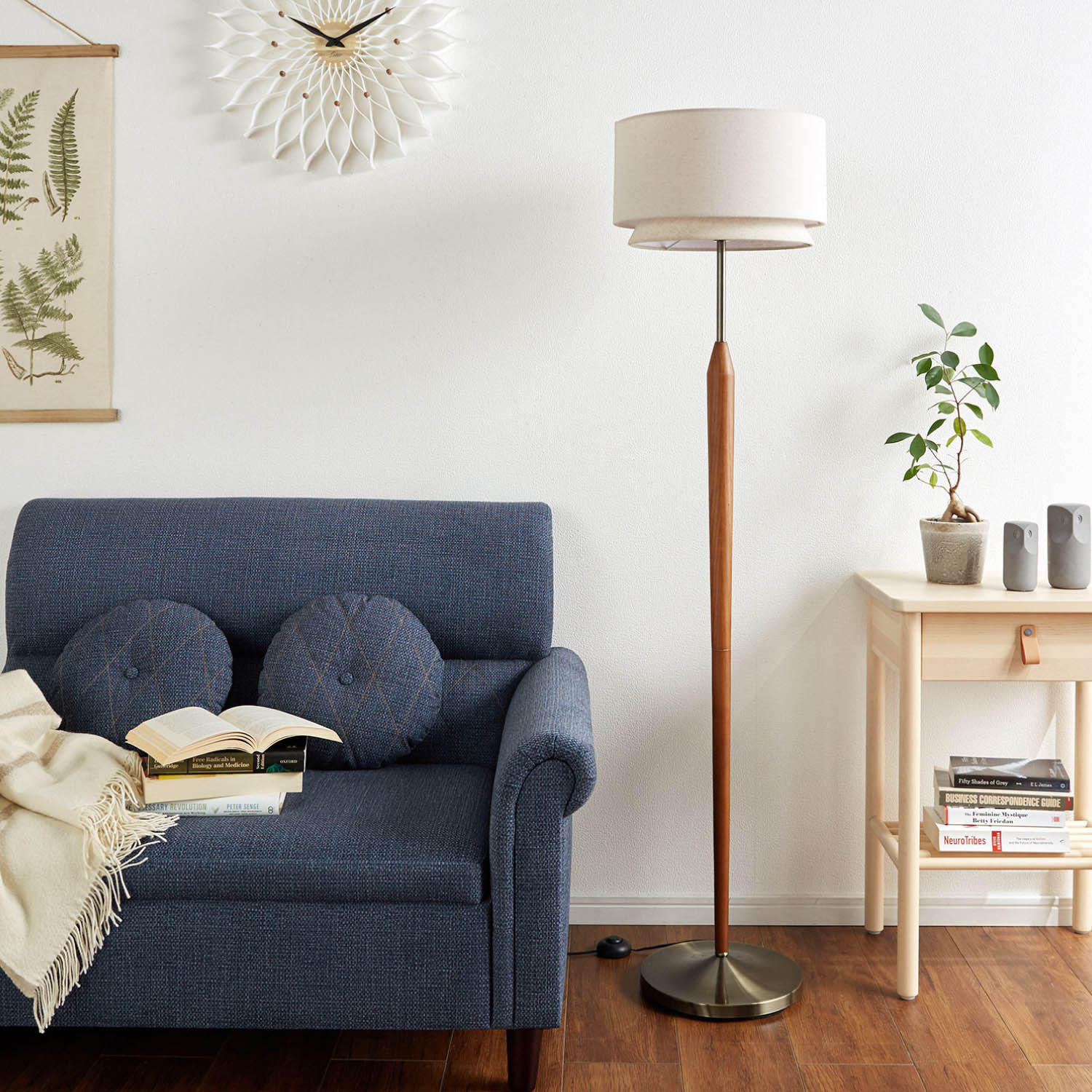 スタンドフロアライト「スヴァンテ/Svante」 <高さ約151cm>(インターフォルム/INTERFORM)