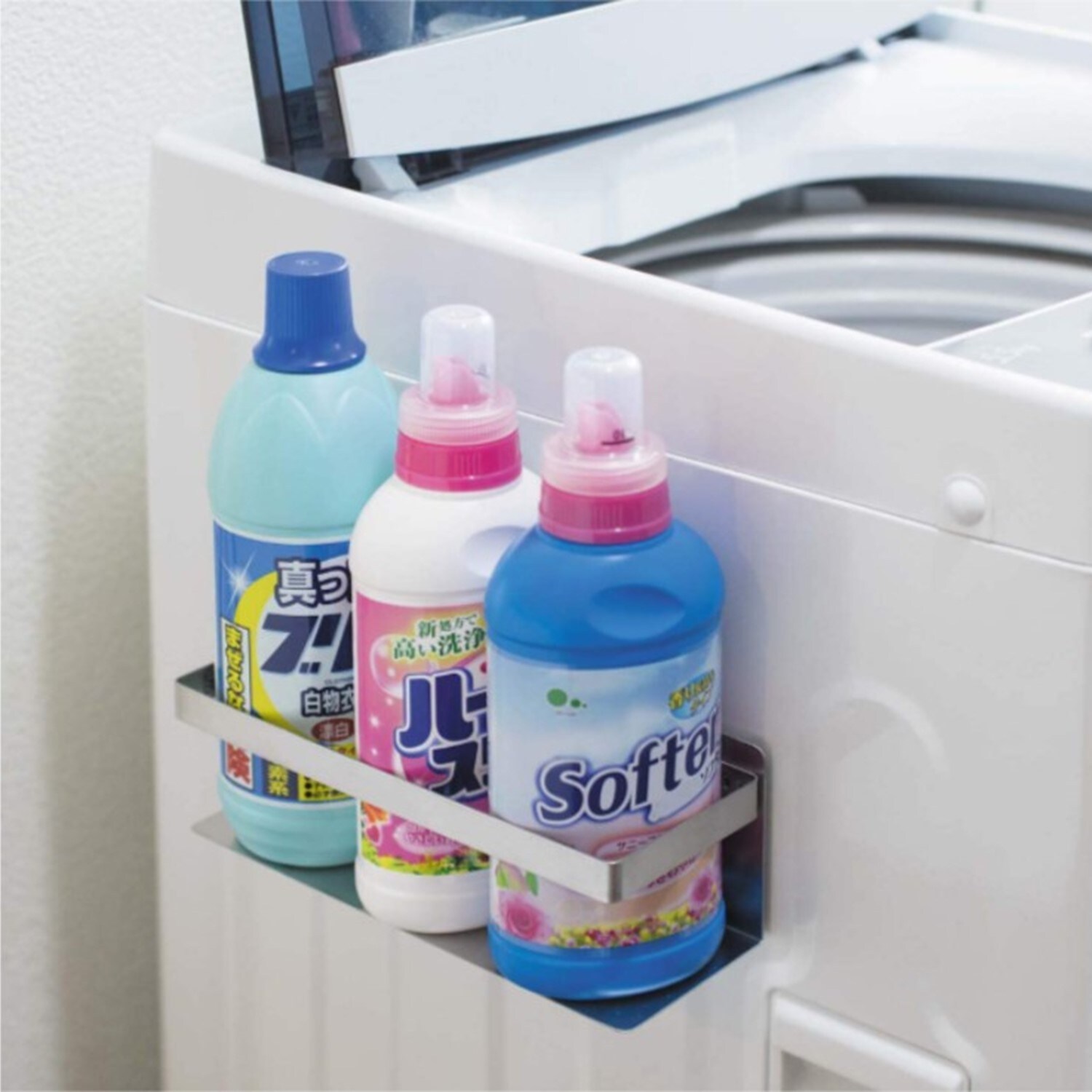 【ベルメゾン】燕三条で作るマグネット付きステンレス洗濯機ラック「日本製」