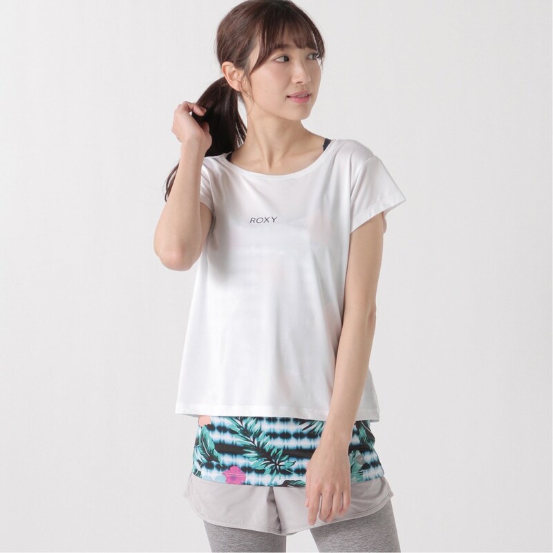 おうちトレーニングにもおすすめ 半袖ｔシャツ キャミセット 吸汗速乾 ｕｖケア ロキシー Roxy 通販のベルメゾンネット