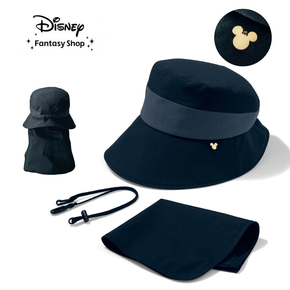 【ディズニー/Disney】クロッシェ「ミッキーモチーフ」 [UV対策]