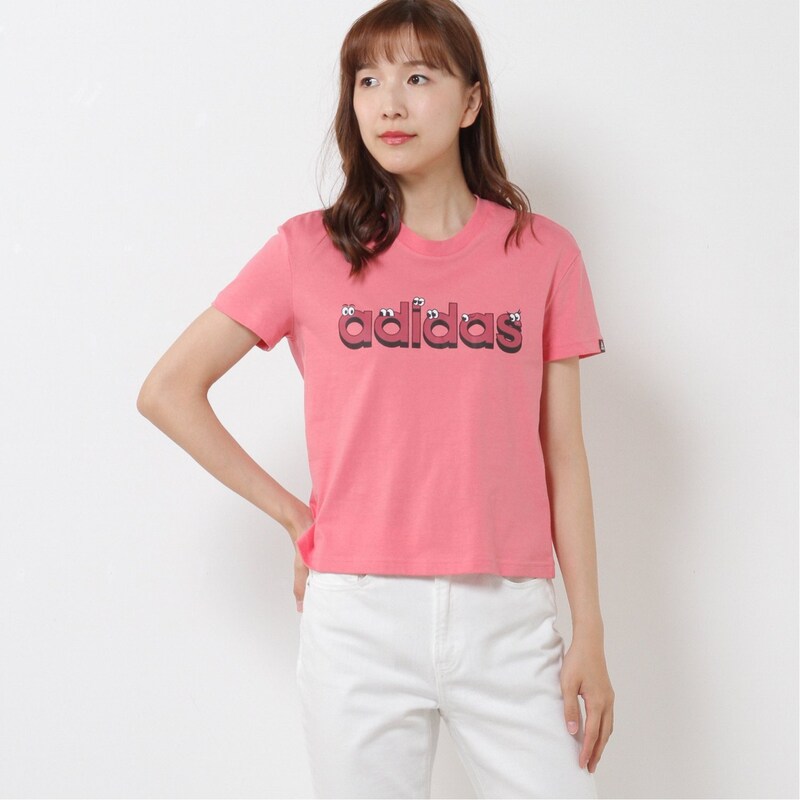 レディース 半袖プリントロゴｔシャツ アディダス Adidas 通販のベルメゾンネット