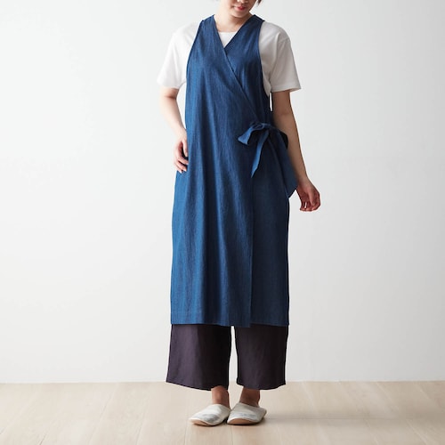 家事が楽しくなるエプロンワンピース