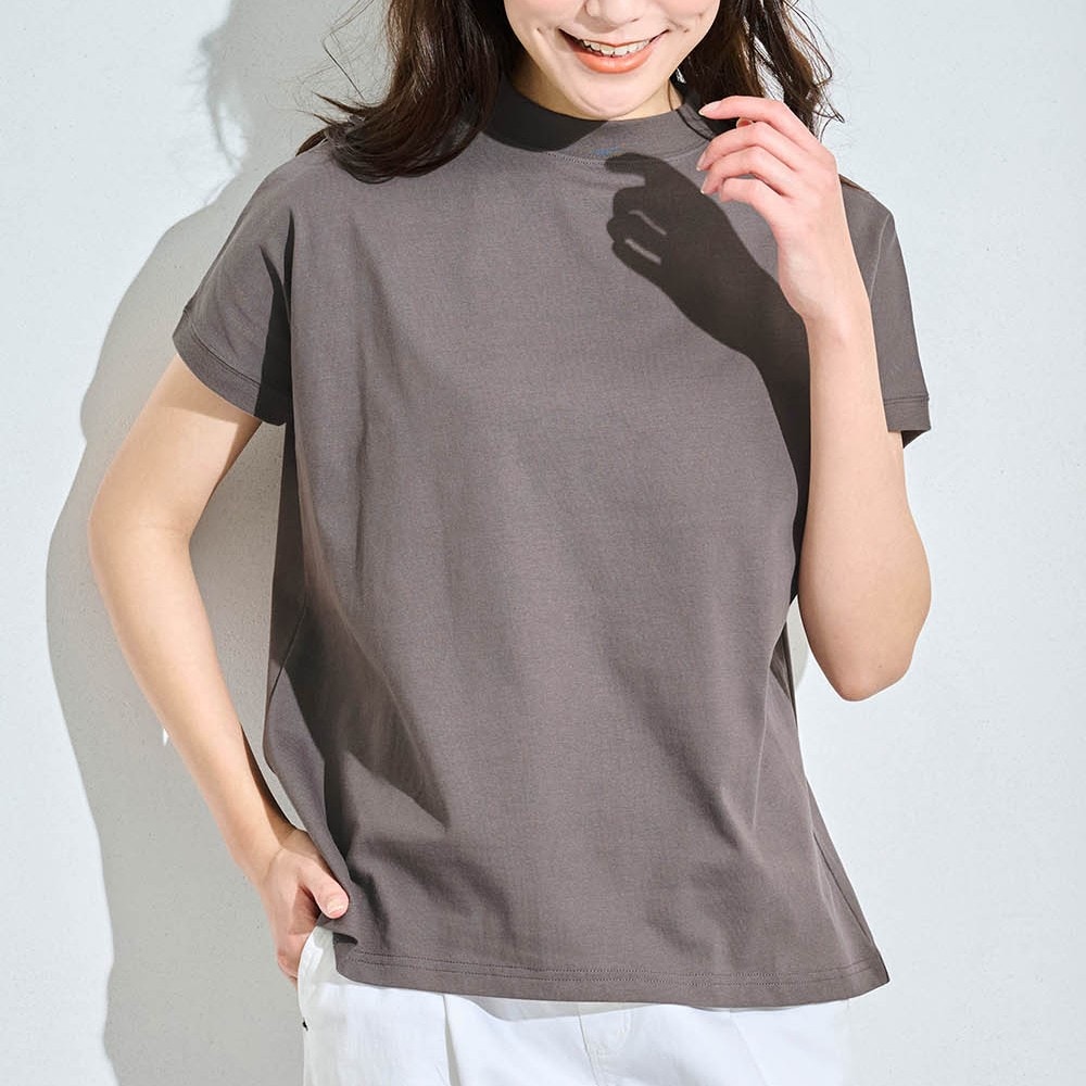 【イットマイセルフ/It myself】ネックラインにこだわったしっかり綿Tシャツ