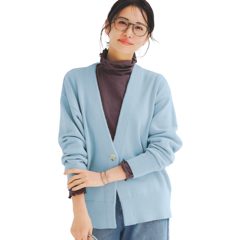 【スタイルノート/StyleNote】重ね着に最適なシアータートルカットソー 【スタイルノート/StyleNote】重ね着に最適なシアータートルカットソー