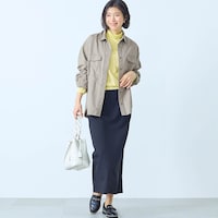 モデル身長168cm／M　ライム着用
