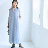 モデル身長165cm／M　グレージュ着用