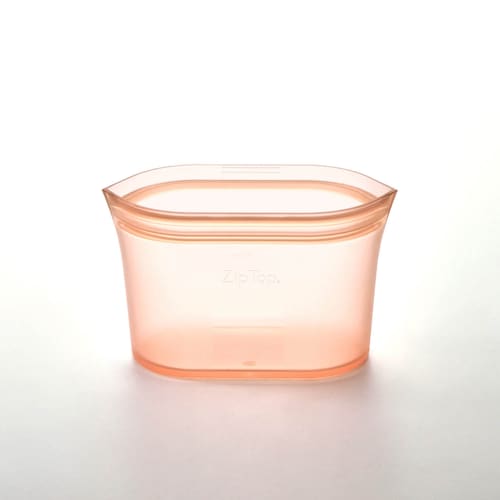 電子レンジ・食洗機使用可のシリコーンゴム製保存容器「Ｚｉｐ Ｔｏｐ」