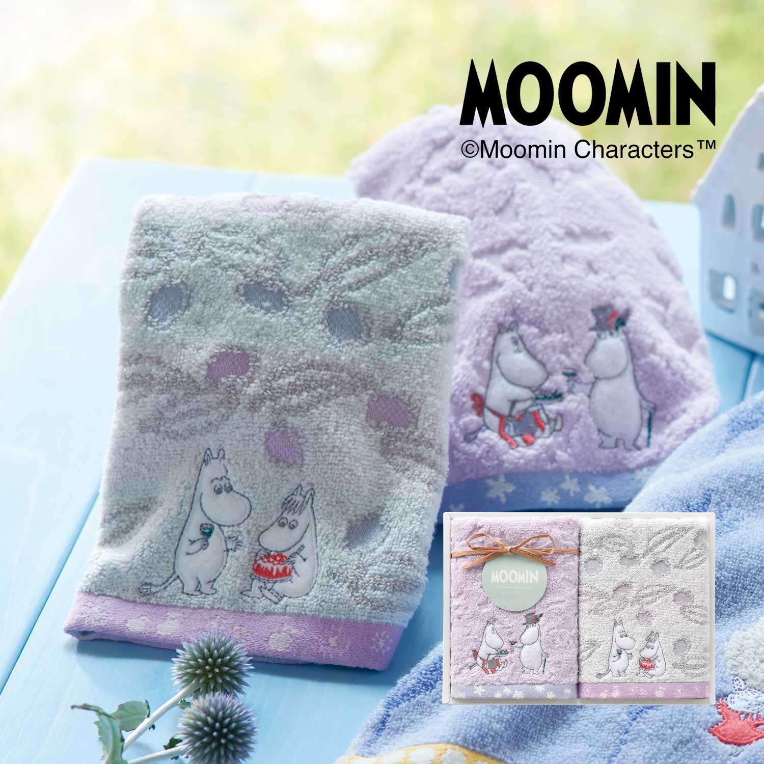 ウォッシュタオル２枚セット「ムーミン」(ムーミン/MOOMIN)｜通販の