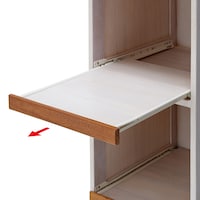 スライド棚付き/高さ116cm