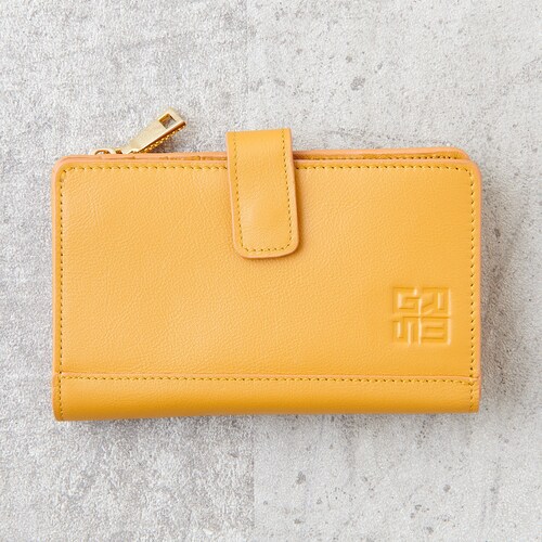 春夏カラー追加♪牛革二つ折り財布