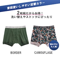 ブラシ迷彩＆ボーダー