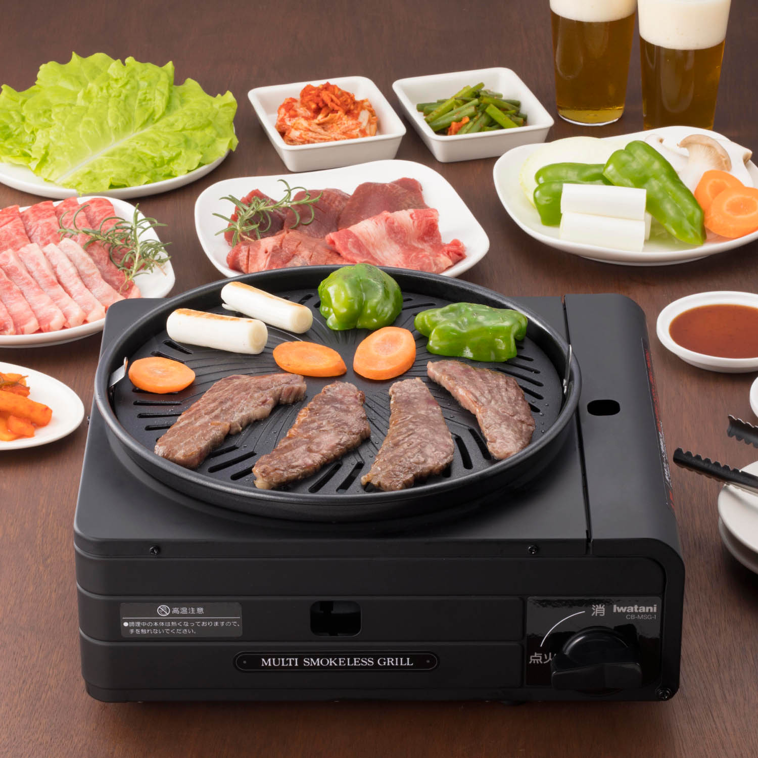 【イワタニ/iwatani】煙少なくおうち焼肉!カセットフー"マルチスモークレスグリル" (たこ焼きプレート付き) 【イワタニ/iwatani】煙少なくおうち焼肉!カセットフー"マルチスモークレスグリル" (たこ焼きプレート付き)