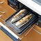 お手入れ簡単！油が流れる魚焼きグリル用トレイ 【ヘルシー調理にも】