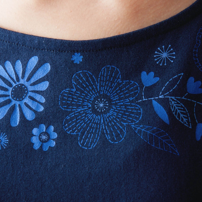 刺繍のようなお花畑
