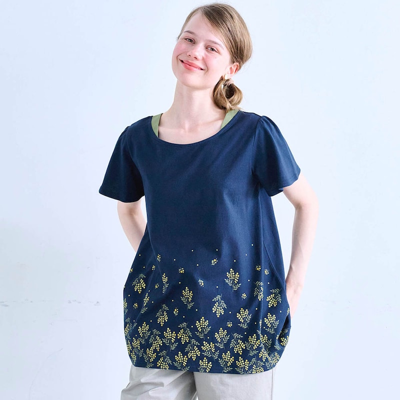 ミモザ（ネイビー）